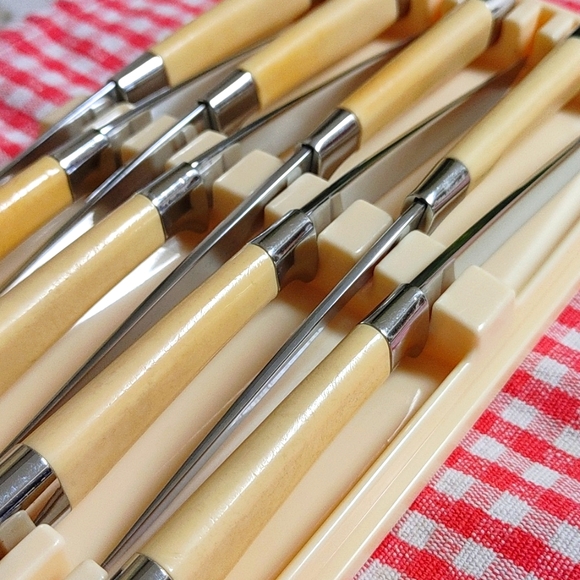 MCM Carvel Hall by Briddell Knife Set with Original Container - Picture 1 of 17